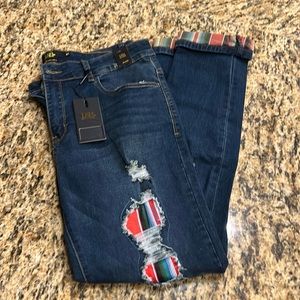 L&B distressed, dark wash jeans, size 16, NWT | offer in description